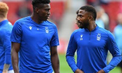 Taiwo Awoniyi, Emmanuel Dennis fail to rescue Forest from heavy defeat at Emirates