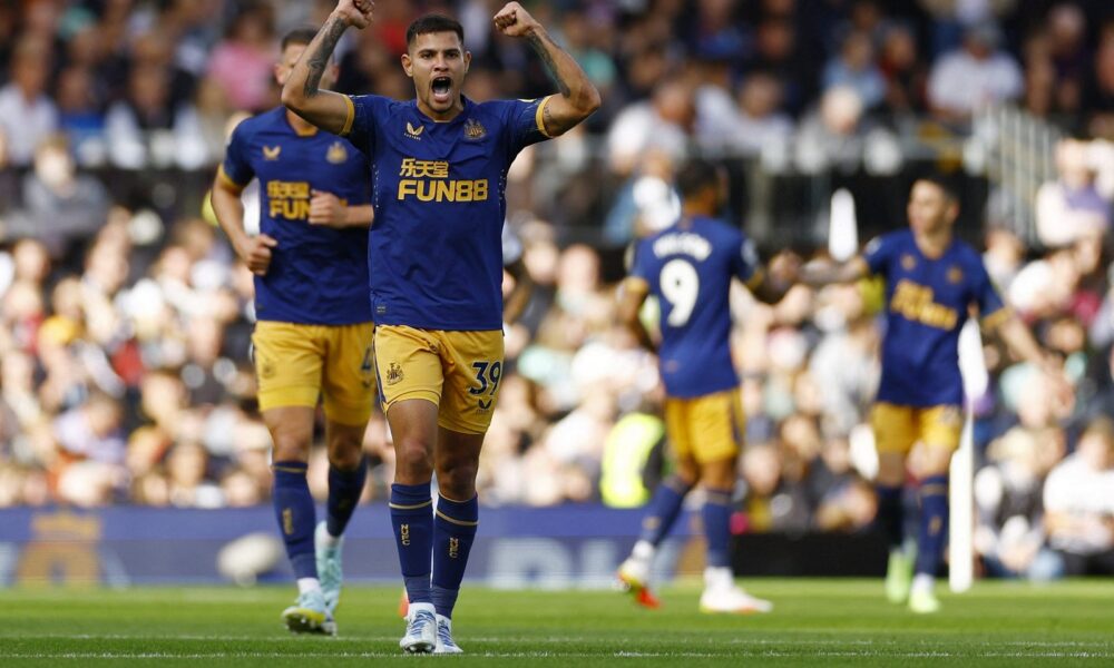 Bruno Guimaraes shone for Newcastle today Bruno Guimaraes shone for Newcastle today