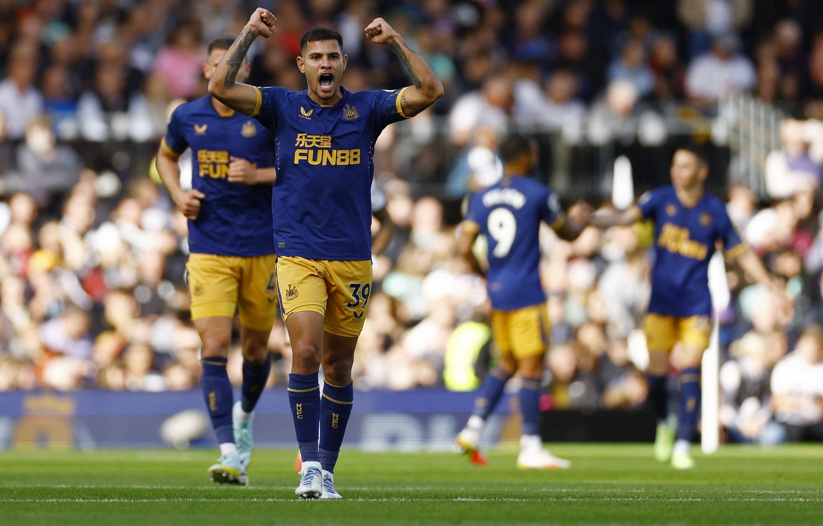 Bruno Guimaraes shone for Newcastle today Bruno Guimaraes shone for Newcastle today