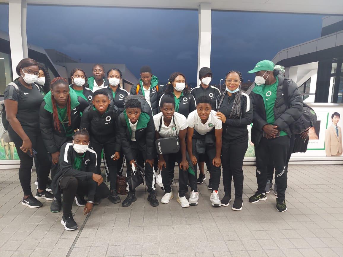 Super Falcons arrive Kobe ahead of clash against former world champions Super Falcons arrive Kobe ahead of clash against former world champions