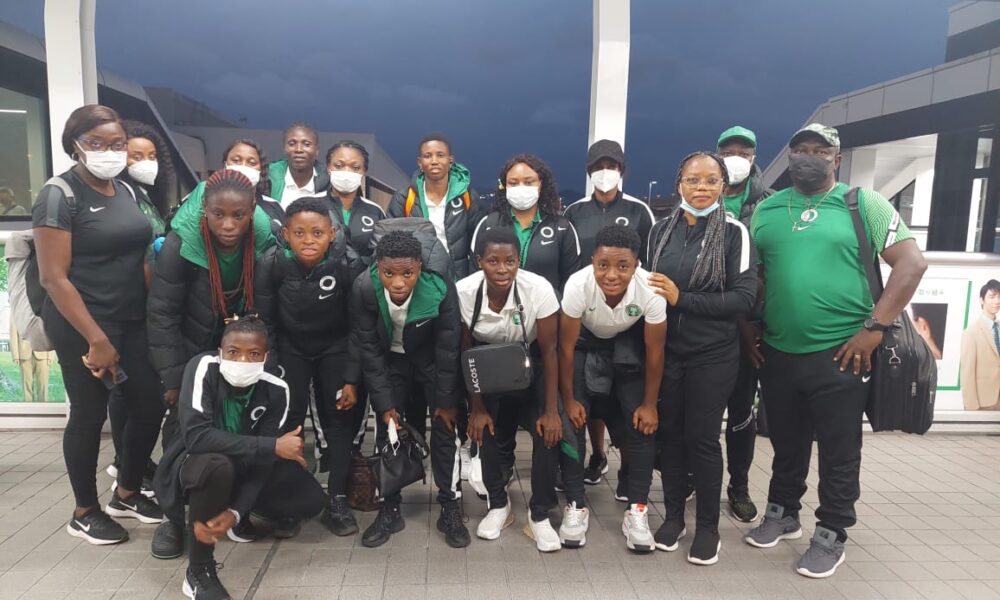 Super Falcons Arrive Kobe For Friendly With Nadeshiko