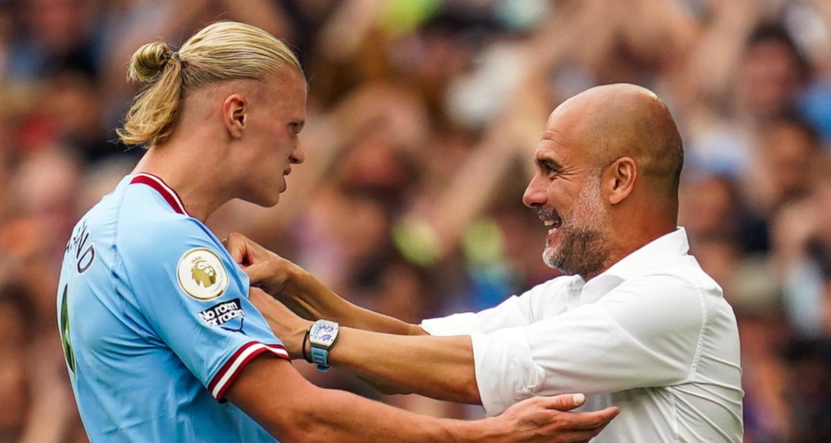 Guardiola explains why Messi is stronger than Haaland Guardiola explains why Messi is stronger than Haaland