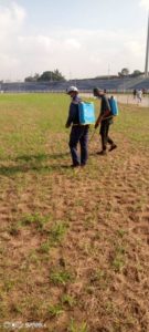Rehabilitation works begin in Obafemi Awolowo Stadium Rehabilitation works begin in Obafemi Awolowo Stadium