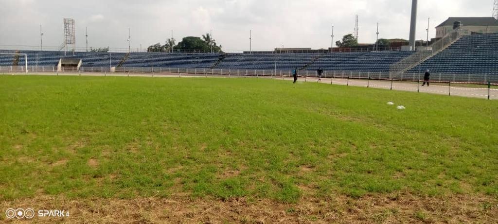 Rehabilitation Of Obafemi Awolowo Stadium Pitch Begins …As Sports Ministry Intensifies Infrastructure Development Drive In Nigeria Rehabilitation Of Obafemi Awolowo Stadium Pitch Begins …As Sports Ministry Intensifies Infrastructure Development Drive In Nigeria
