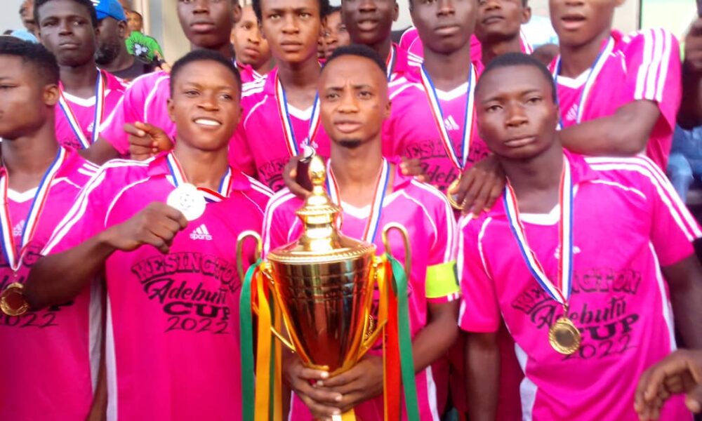Greater Boys Coach Reacts After Winning Adebutu Cup In Lagos Greater Boys Coach Reacts After Winning Adebutu Cup In Lagos