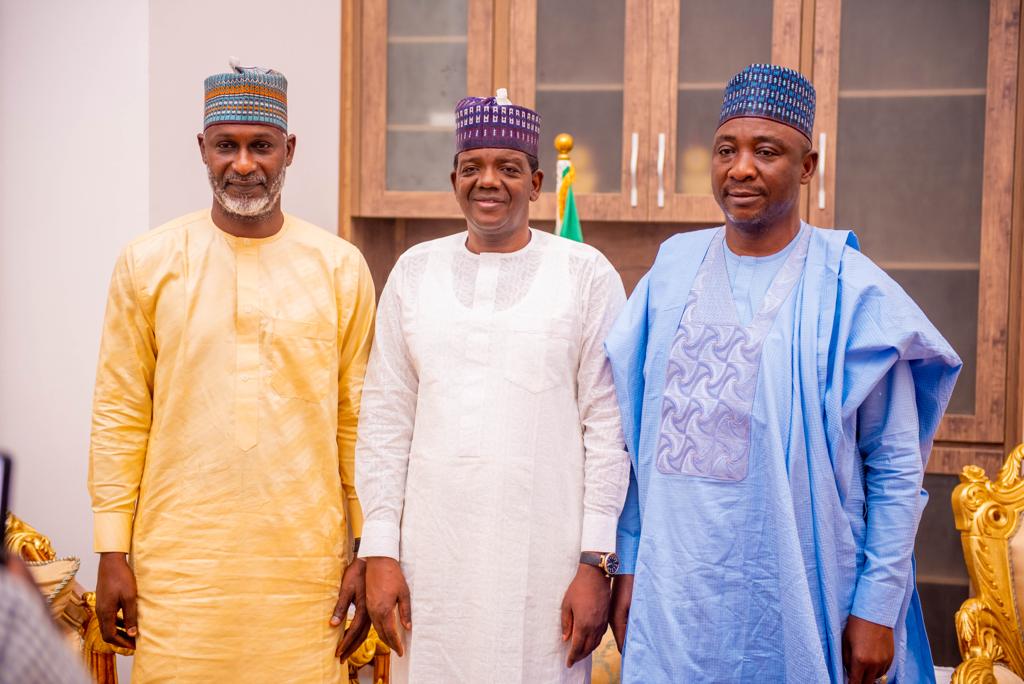 Zamfara Stand Still For Gusau As New NFF President Pays Homage To Dep. Governor, Emir Of Gusau Zamfara Stand Still For Gusau As New NFF President Pays Homage To Dep. Governor, Emir Of Gusau
