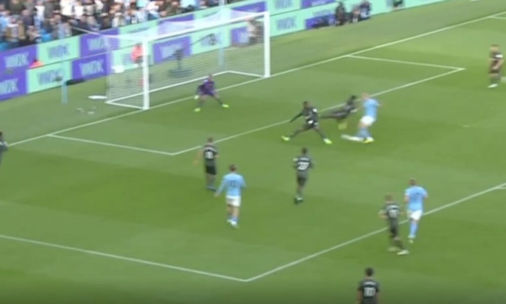 (Video) Haaland scores following devastating box run vs Southampton