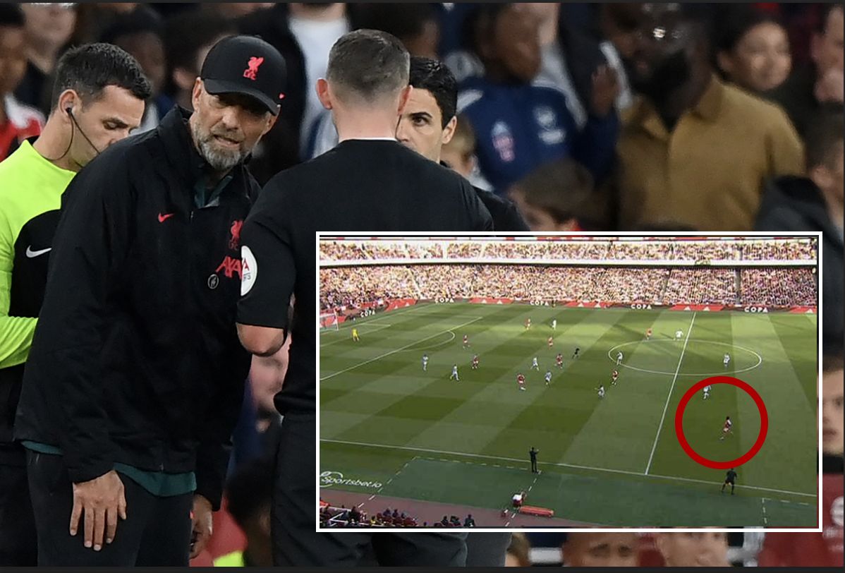 Arsenal attacker’s goal vs Liverpool could have been offside due to VAR anomaly