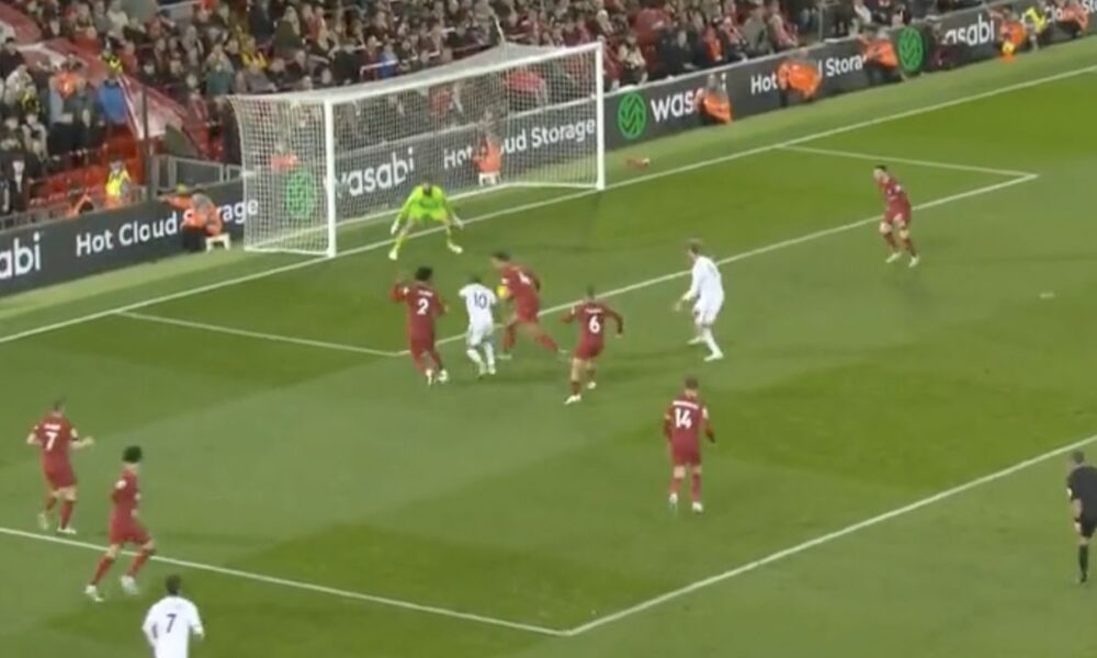 (Video) Anfield stunned as Summerville’s 89th-minute winner ends Reds’ long-standing record
