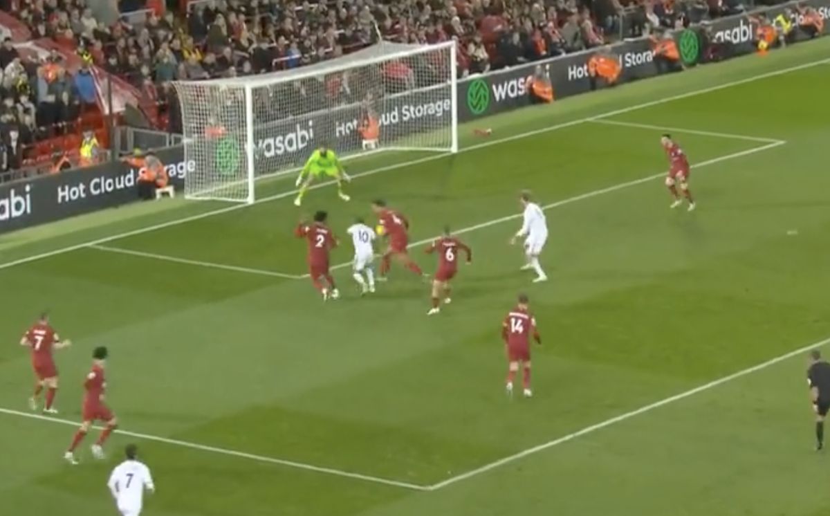(Video) Anfield stunned as Summerville’s 89th-minute winner ends Reds’ long-standing record