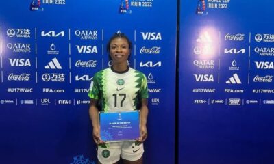 U17 WWC: Opeyemi Ajakaye in cloud nine over consecutive Player of the Match awards