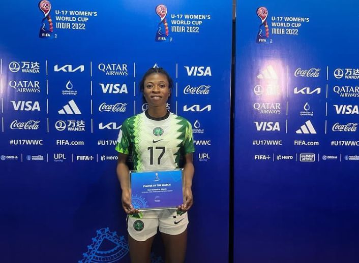 U17 WWC: Opeyemi Ajakaye in cloud nine over consecutive Player of the Match awards U17 WWC: Opeyemi Ajakaye in cloud nine over consecutive Player of the Match awards