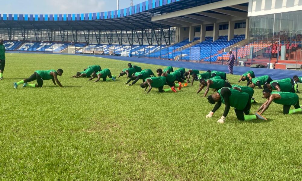 Olympic Eagles Intensify Training Ahead Of Tanzania Clash Olympic Eagles Intensify Training Ahead Of Tanzania Clash