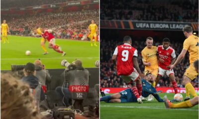 Video: Gabriel Jesus’ assist for Fabio Vieira looks even better from the stands