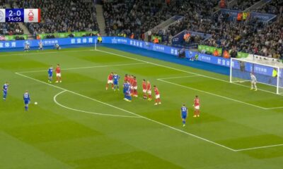 James Maddison scores stunning free kick vs Nottingham Forest James Maddison scores stunning free kick vs Nottingham Forest