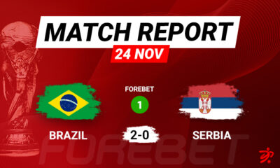 Brazil Begin World Cup in Style Thanks to Richarlison Double Brazil Begin World Cup in Style Thanks to Richarlison Double