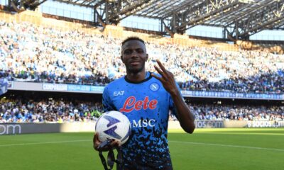 Napoli celebrate Osimhen after record-breaking feat at Bergamo Napoli celebrate Osimhen after record-breaking feat at Bergamo