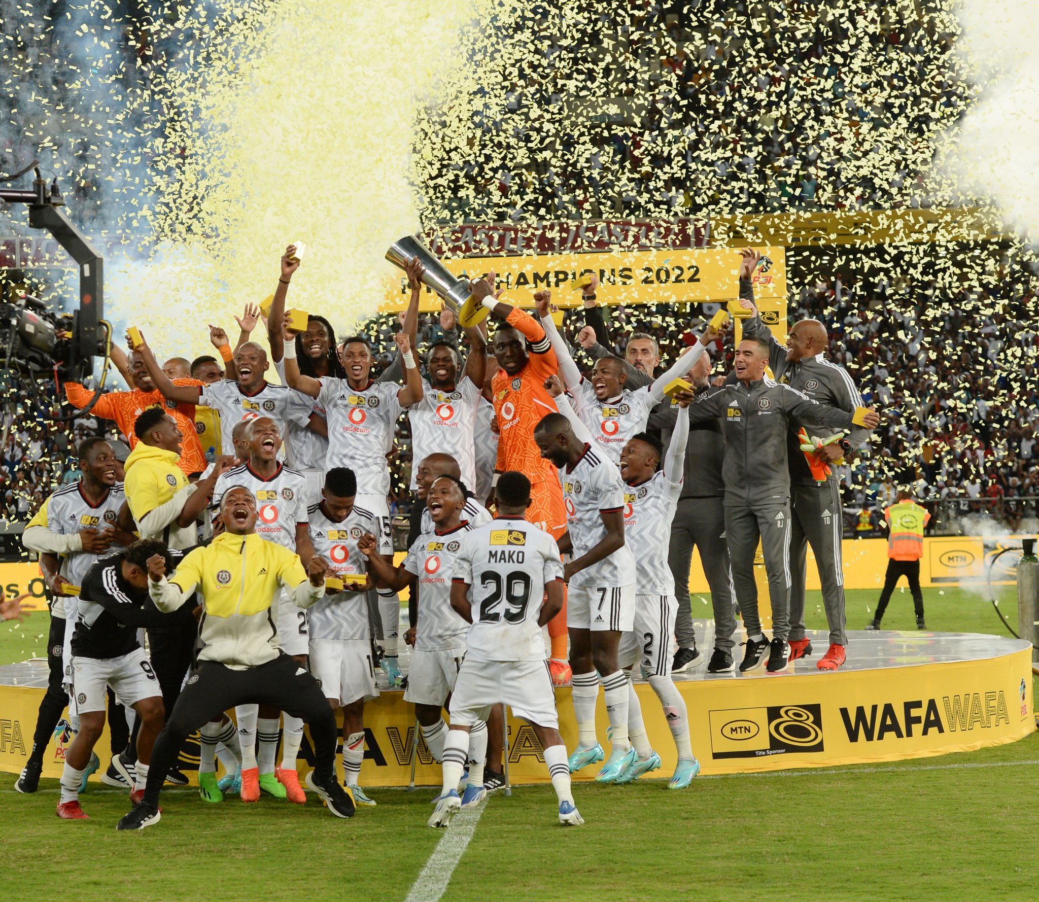 Cup win for Pirates, Ndah recreates iconic Celebration