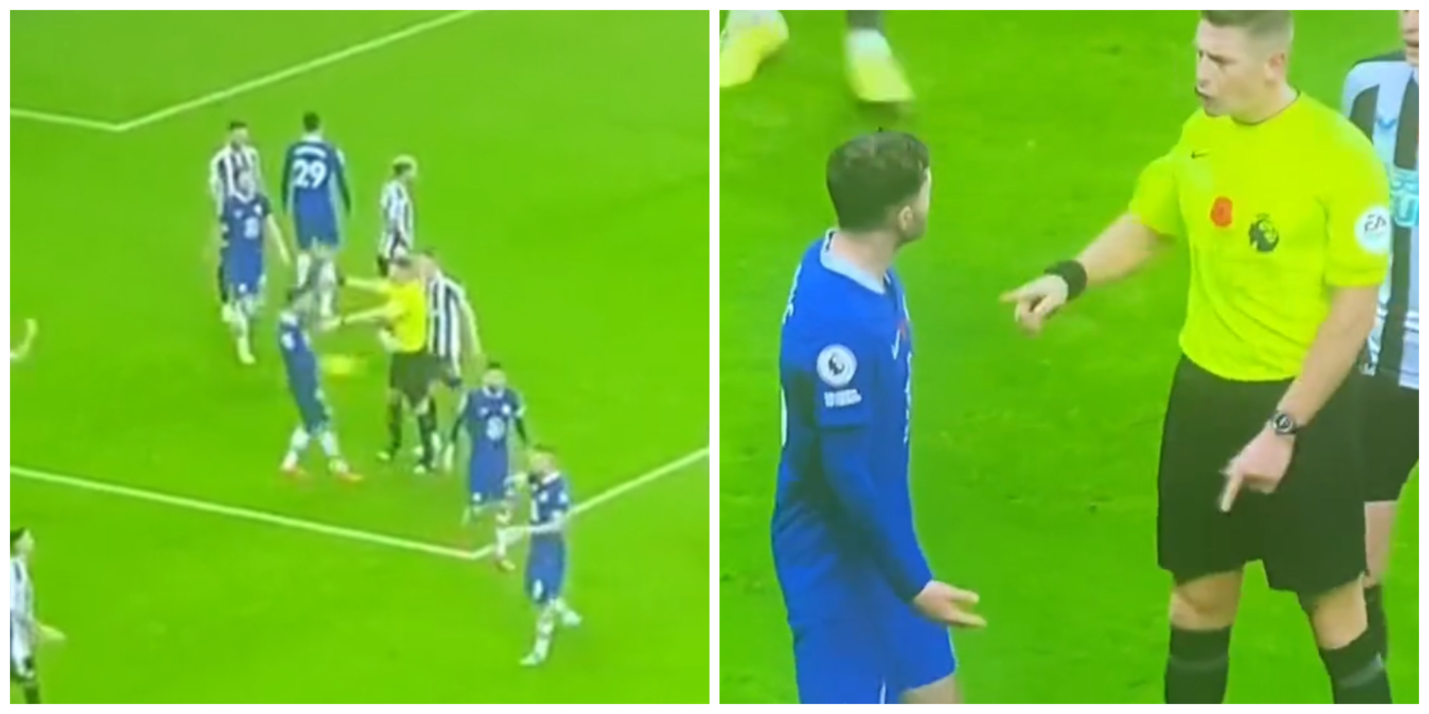 (Video) Referee appears to push Christian Pulisic amid hectic finale of Newcastle clash (Video) Referee appears to push Christian Pulisic amid hectic finale of Newcastle clash