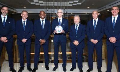 Sunday Oliseh land in Doha for FIFA technical duties at Qatar 2022 World Cup