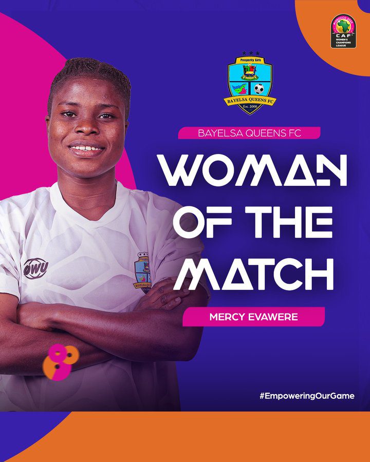 CAFWCL: ‘We Want To Bring The Cup To Nigeria’, Bayelsa Queens Mercy Itimi Dreams Big CAFWCL: ‘We Want To Bring The Cup To Nigeria’, Bayelsa Queens Mercy Itimi Dreams Big