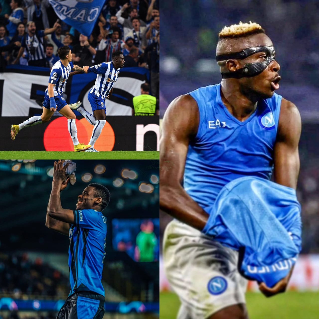 UCL Draw: Osimhen, Sanusi And Onyedika Discovers Last 16 Opponents UCL Draw: Osimhen, Sanusi And Onyedika Discovers Last 16 Opponents