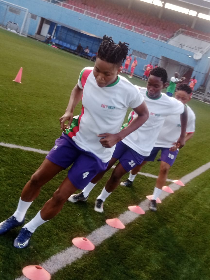 FC Robo Queens Dons BETWGB Apparels In Training Session Ahead Clash With Abia Angels FC Robo Queens Dons BETWGB Apparels In Training Session Ahead Clash With Abia Angels