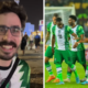 Watch: “Naija dey here,” – says a foreign supporter as he admires a Nigerian jersey