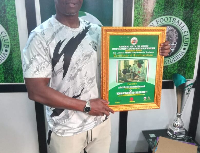 36 Lion FC Boss Receives Icon Of Women Empowerment Award  36 Lion FC Boss Receives Icon Of Women Empowerment Award