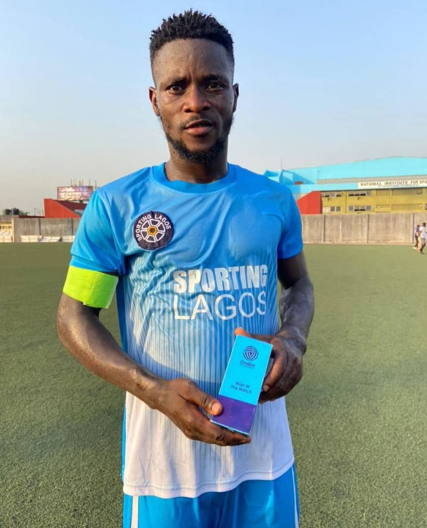 TCC League: Usman Raji Stars In Sporting Lagos Nervy 2-1 Win Against Iganmu Tigers, Awarded MOTM TCC League: Usman Raji Stars In Sporting Lagos Nervy 2-1 Win Against Iganmu Tigers, Awarded MOTM