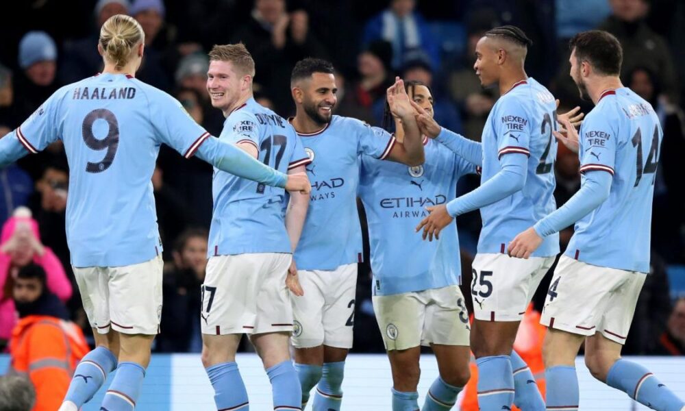 Manchester City: the official line-ups