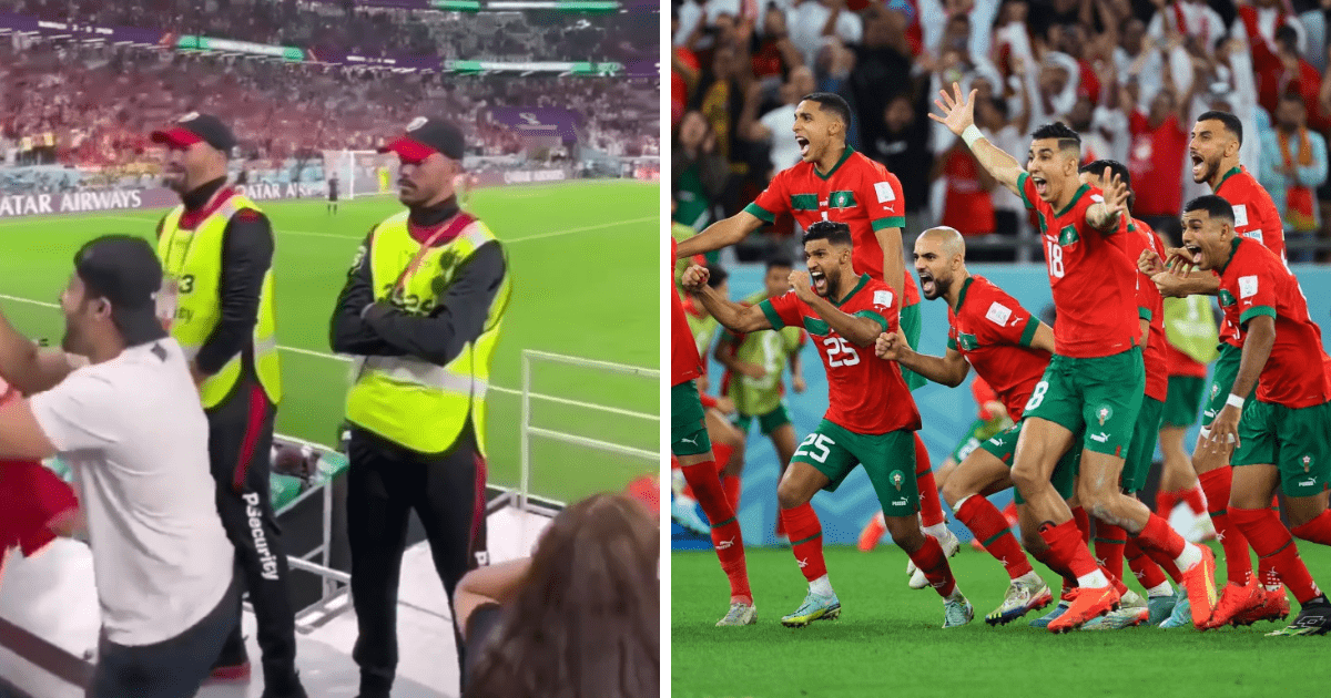 Video: Mixed reactions from Nigerian fans as Moroccan steward could not see his country’s triumph over Spain Video: Mixed reactions from Nigerian fans as Moroccan steward could not see his country’s triumph over Spain