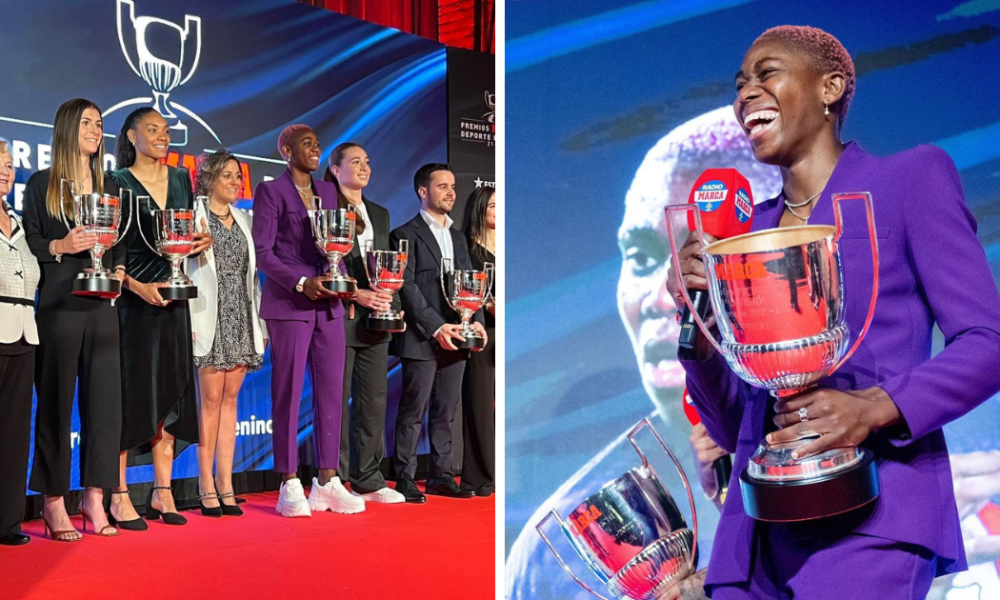 Watch: Super Falcons forward wins Pichichi award for player’s highest scorer Watch: Super Falcons forward wins Pichichi award for player’s highest scorer