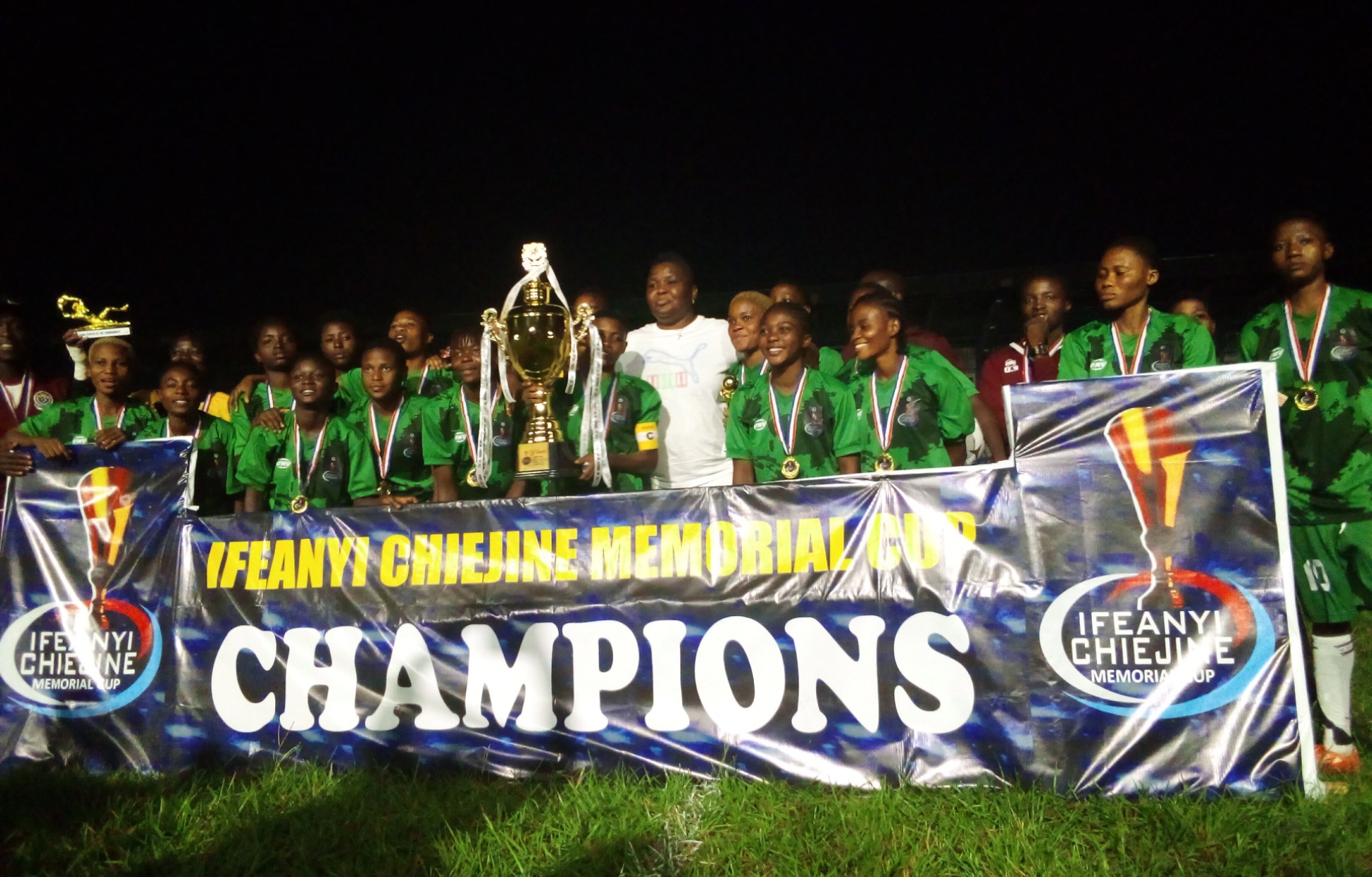 Prince Eletu Queens crowned maiden Ifeanyi Chiejine Memorial Cup Champions