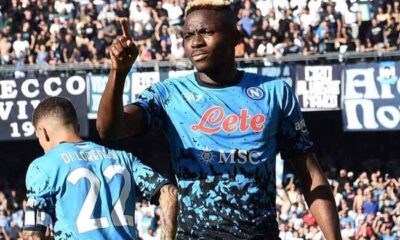 Napoli’s Victor Osimhen reveals his newborn daughter’s name