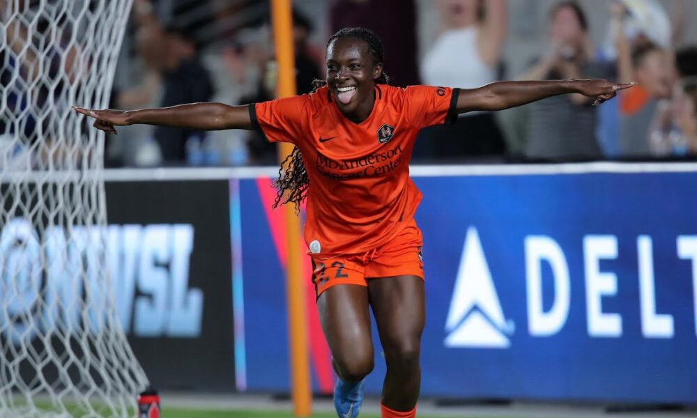 Michelle Alozie: Super Falcons star extends deal with NWSL outfit Houston Dash