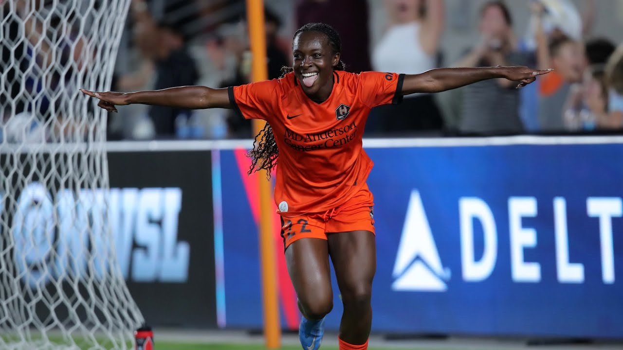 Michelle Alozie: Super Falcons star extends deal with NWSL outfit Houston Dash Michelle Alozie: Super Falcons star extends deal with NWSL outfit Houston Dash