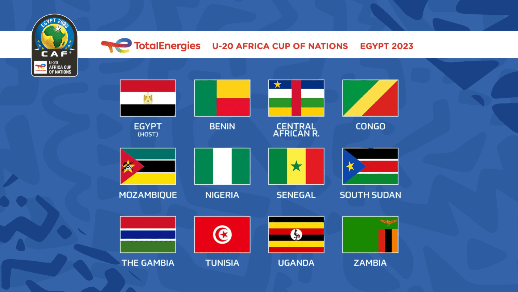 Central Africa Republic And Congo Brazzaville Complete TotalEnergies U20 AFCON Egypt 2023 List Central Africa Republic And Congo Brazzaville Complete TotalEnergies U20 AFCON Egypt 2023 List