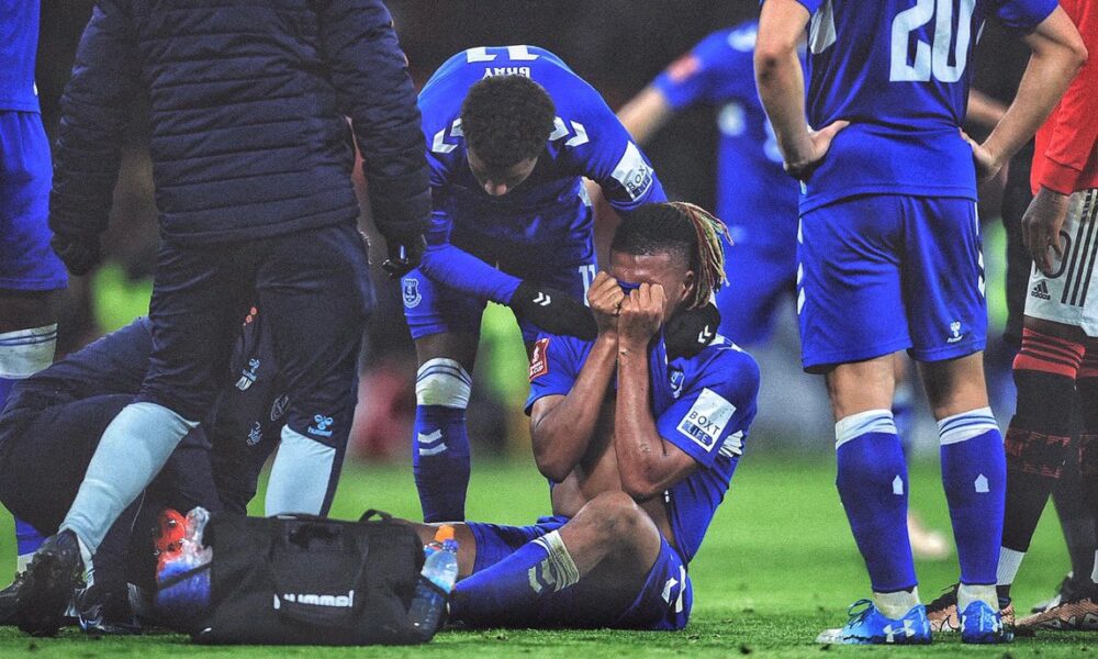 Everton reveal the true nature of Iwobi’s injury Everton reveal the true nature of Iwobi’s injury