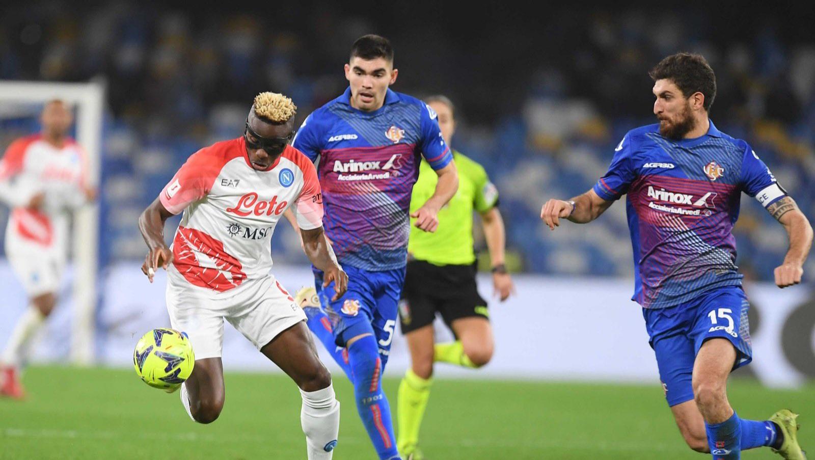 Okereke helps Cremonese upset Osimhen’s Napoli on Ballardini’s debut Okereke helps Cremonese upset Osimhen’s Napoli on Ballardini’s debut
