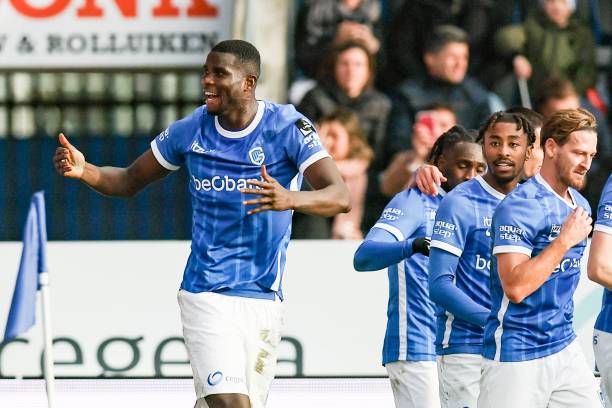 Man on Fire! Onuachu Improves Goal tally in Hard fought win against Club Brugge Man on Fire! Onuachu Improves Goal tally in Hard fought win against Club Brugge