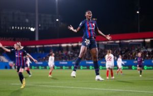 Oshoala Stars As FC Barcelona thrash Sevilla