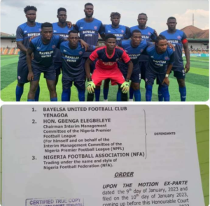 NPFL: Bayelsa United May Quit NPFL over 15Million Naira Debt NPFL: Bayelsa United May Quit NPFL over 15Million Naira Debt
