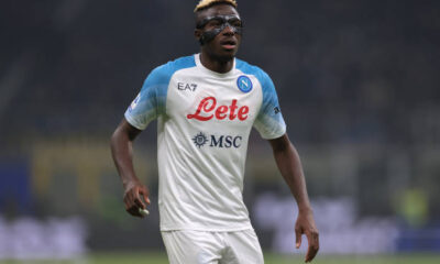 Napoli Sweats over Osimhen’s Fitness ahead of Inter Milan Clash