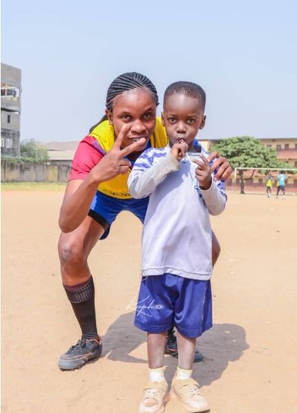 NWFL: Naija Ratels Star Gives Back To The Community Via Her Foundation