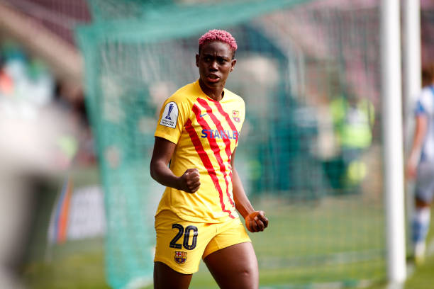 Asisat Oshoala scores in eight consecutive games for Barcelona Asisat Oshoala scores in eight consecutive games for Barcelona