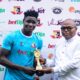 Oluwasegun Olalere reacts after Man-of-the-match award against El Kanemi Warriors