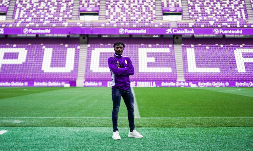 Promising Nigerian midfielder teams up with Valladolid Promising Nigerian midfielder teams up with Valladolid