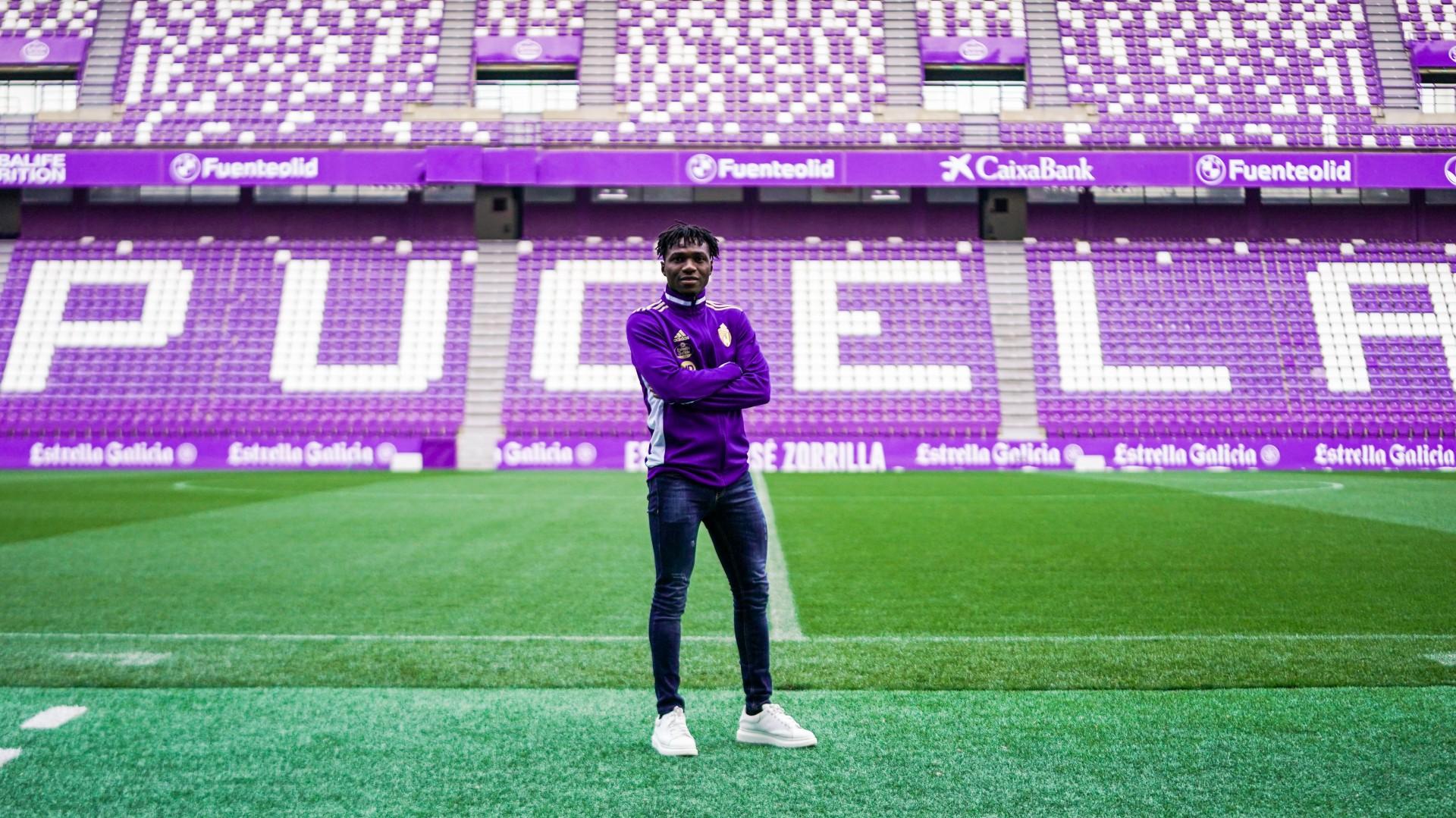 Promising Nigerian midfielder teams up with Valladolid Promising Nigerian midfielder teams up with Valladolid