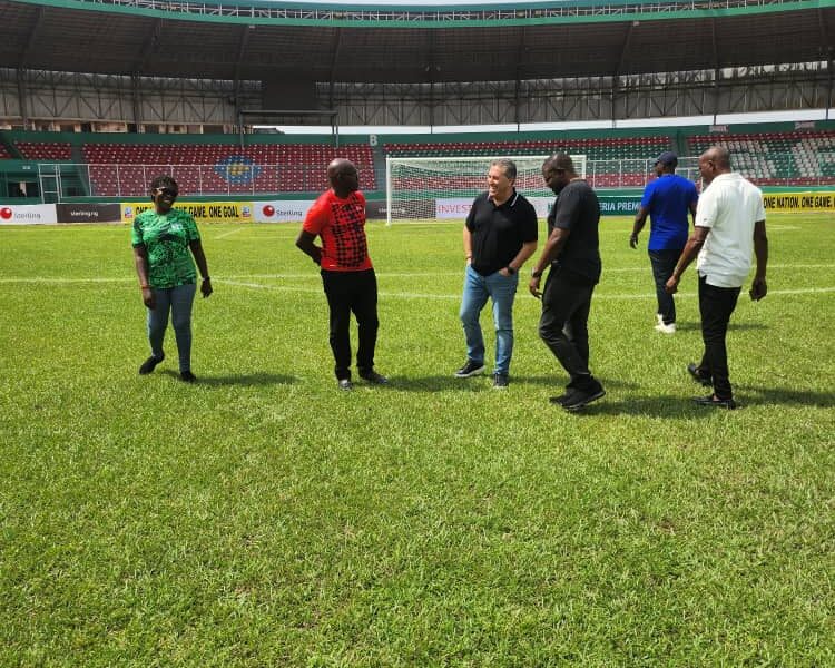 Super Eagles Manager Peseiro Inspects Ogbemudia Stadium, Impressed With Facilities